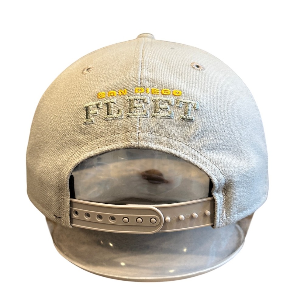 San Diego Fleet AAF Football New Era 9FIFTY‎ Snapback Hat Gray Made in USA - Picture 3 of 7